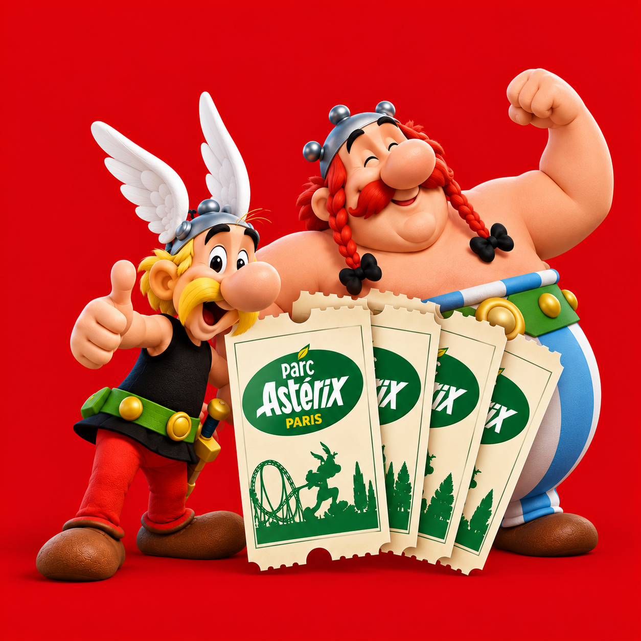 4 PLACES ASTERIX
